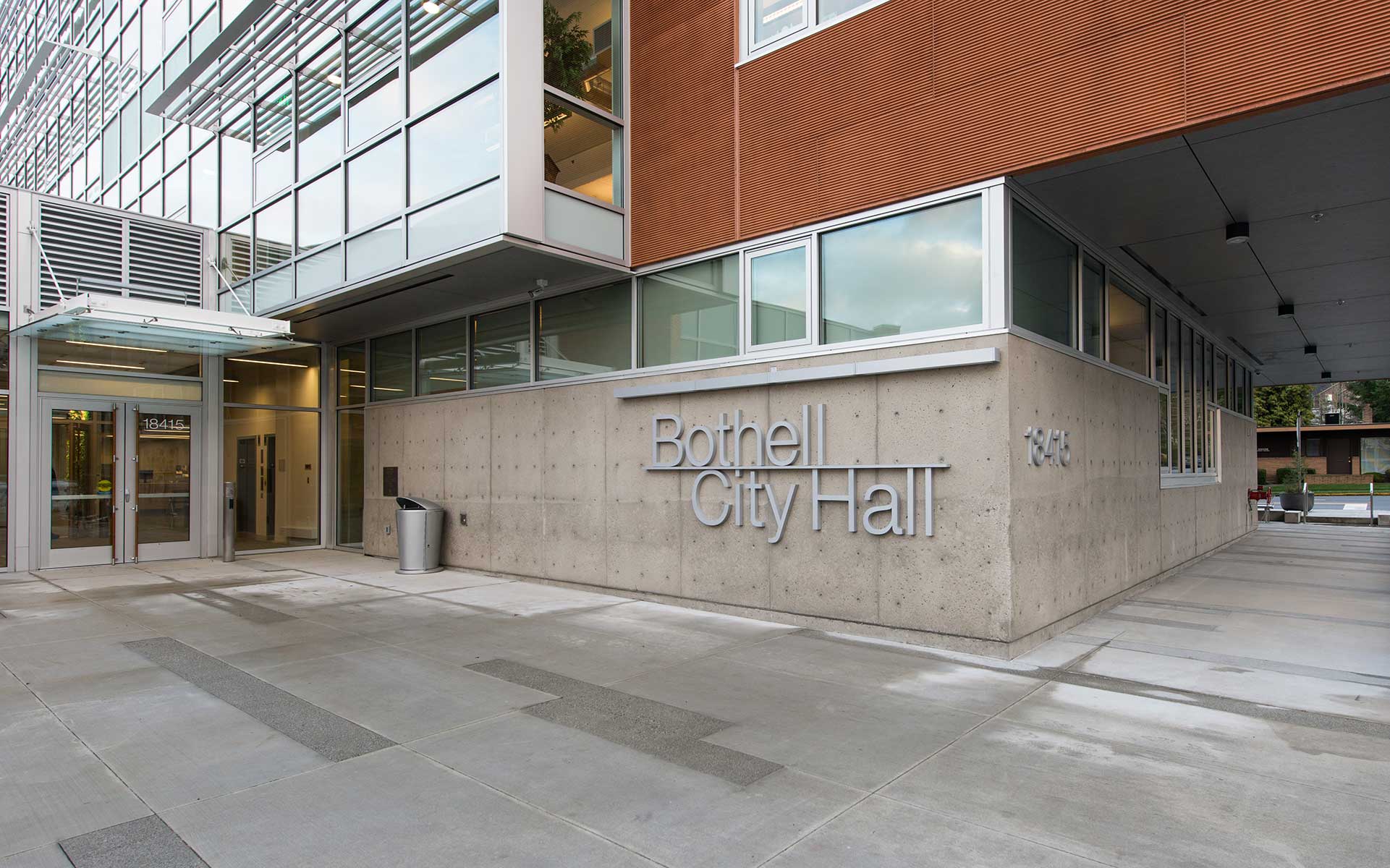 bothell city hall entrance