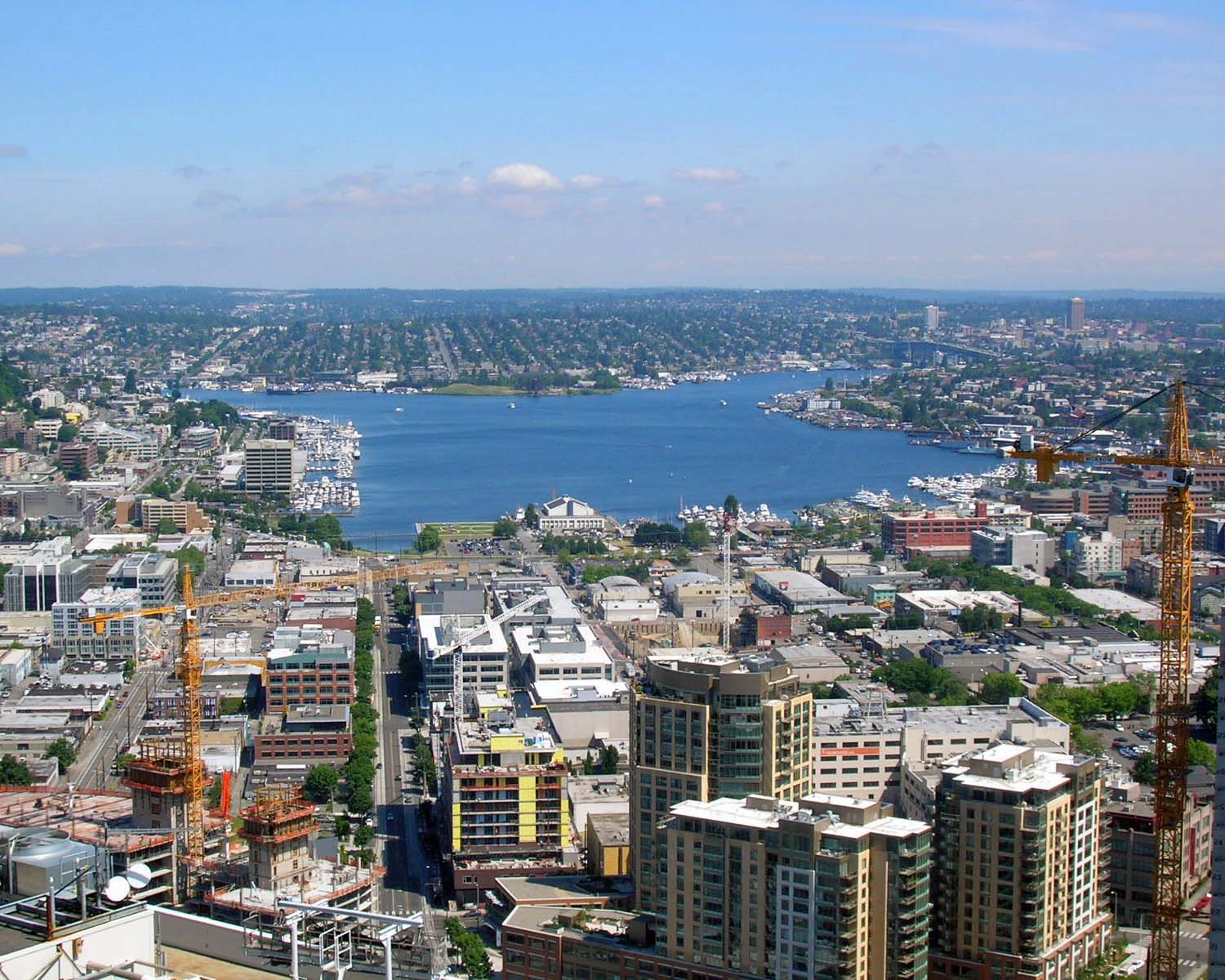 2008 aerial of South Lake Union