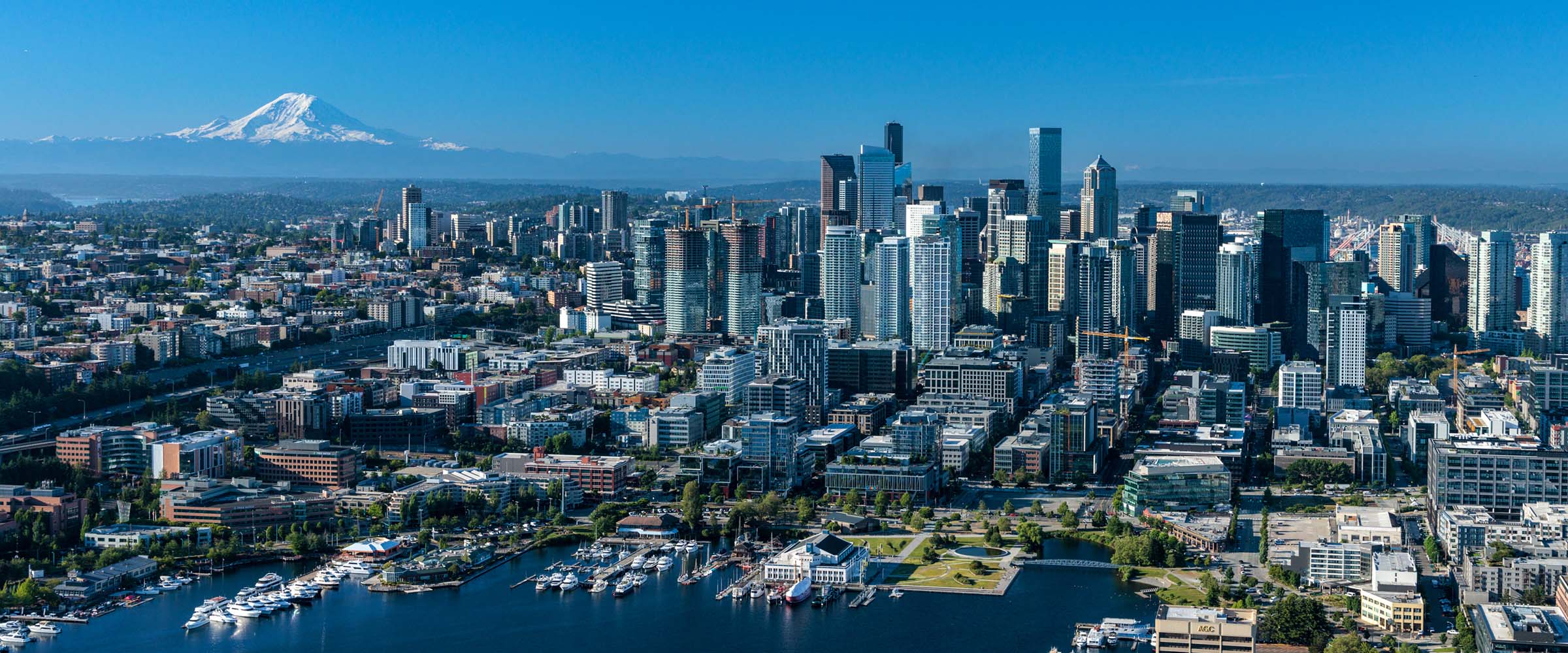 south lake union aerial in 2022
