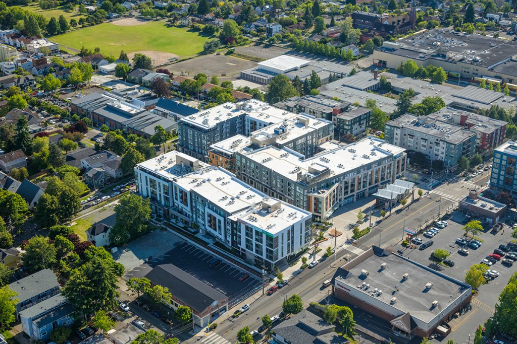 Aerial image of Jackson Apartments
