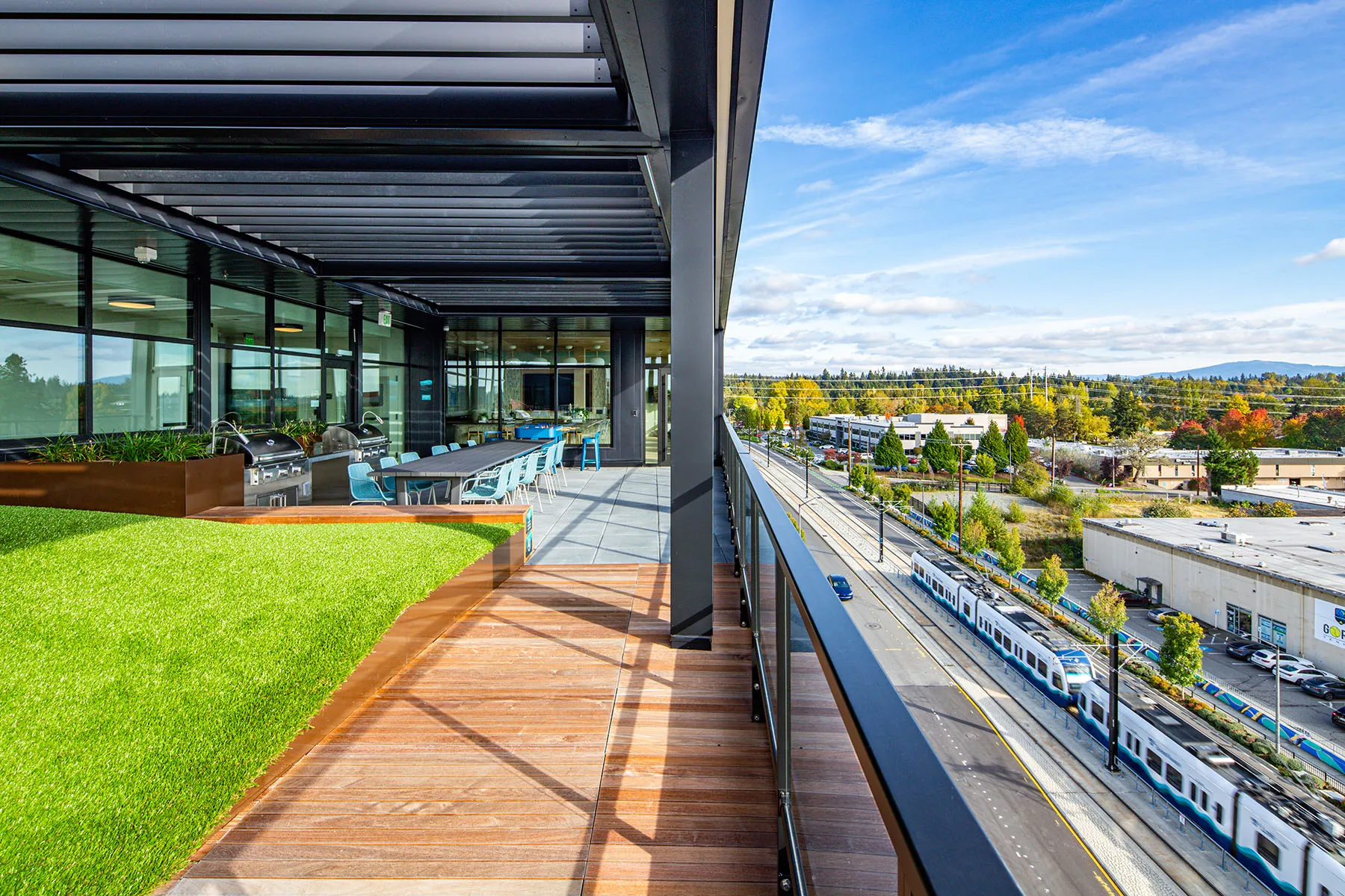 rooftop deck