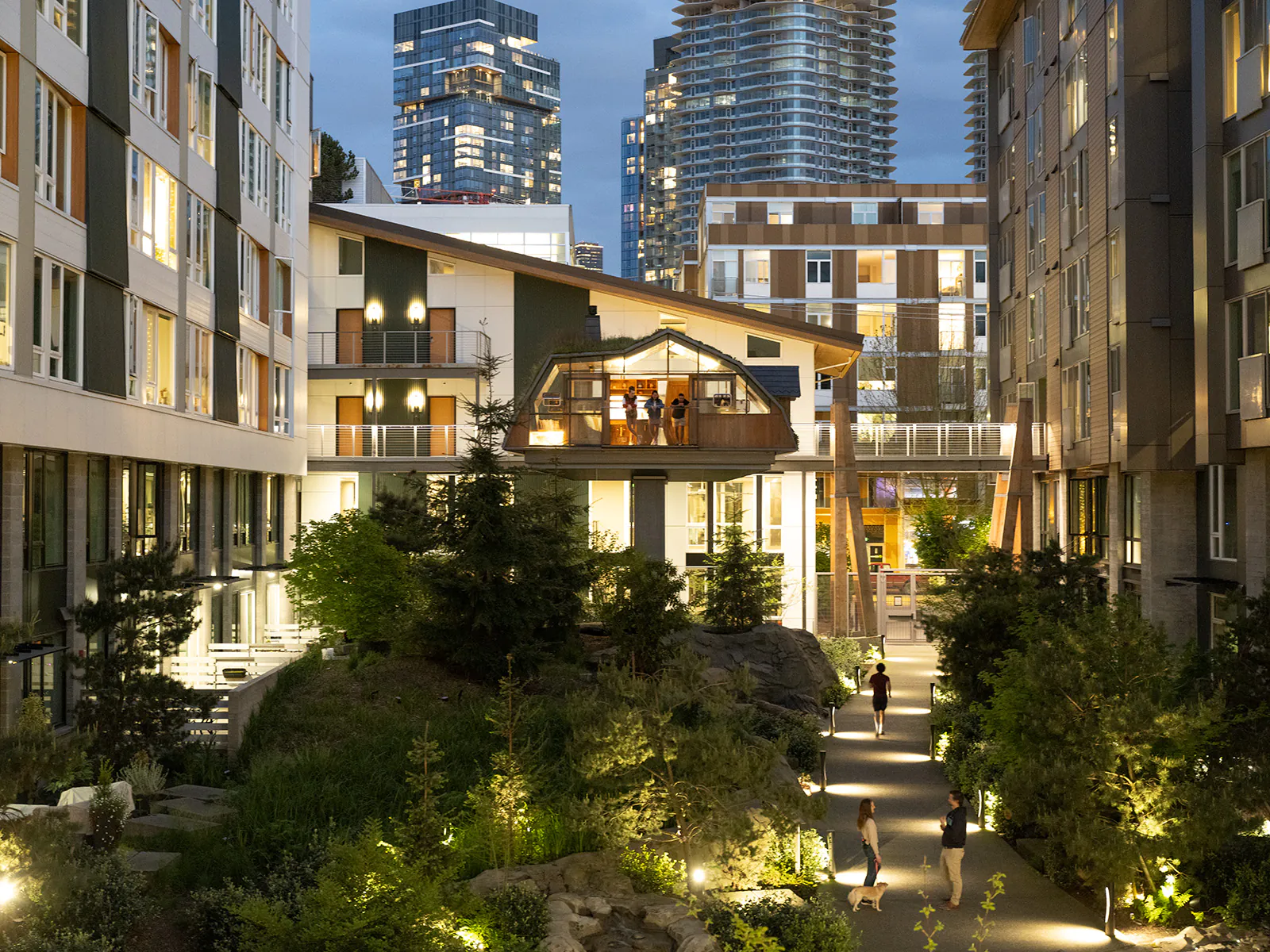 Sitka treehouse & courtyard