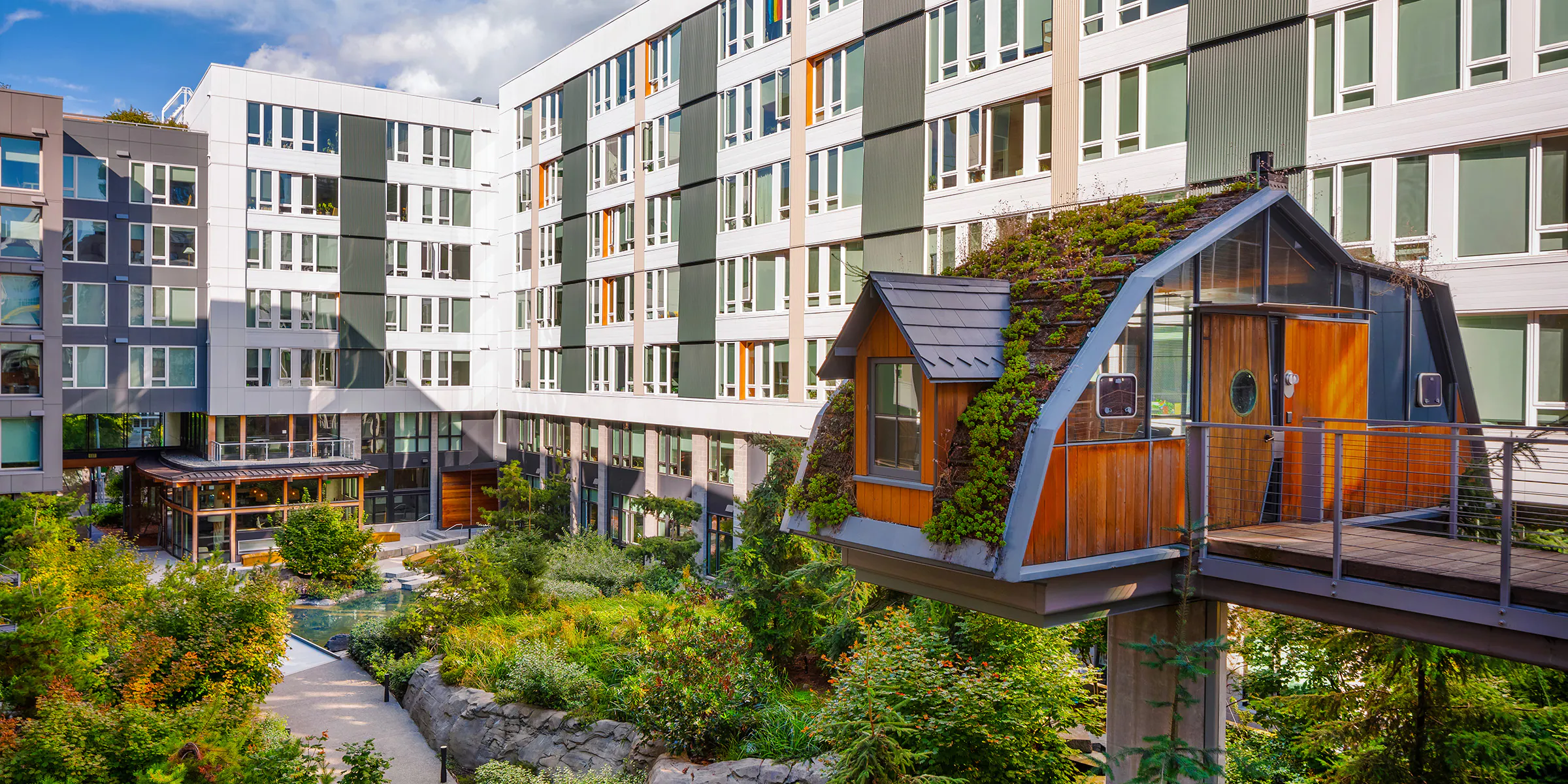 Sitka treehouse & courtyard