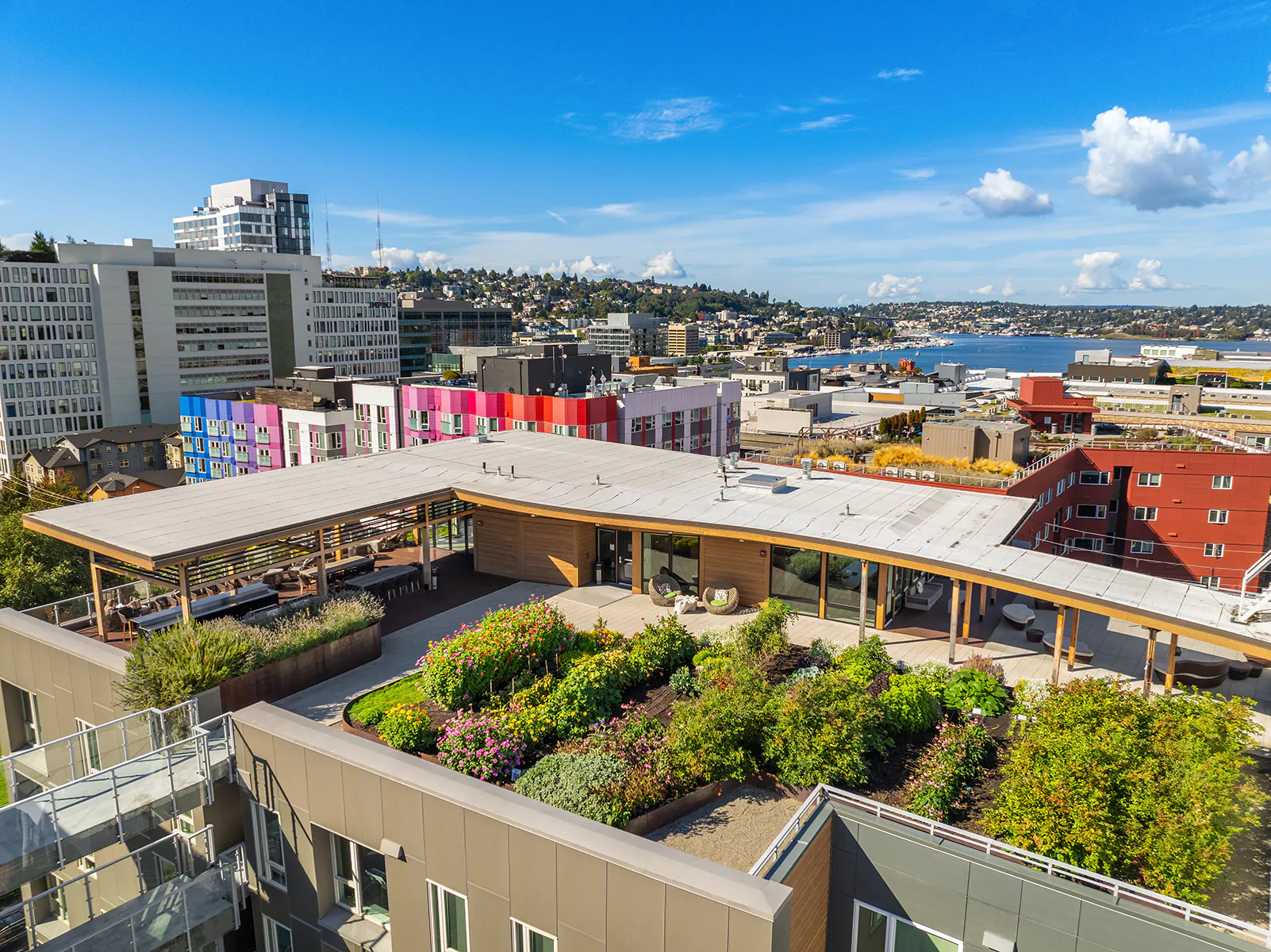 Sitka rooftop garden & Lake Union