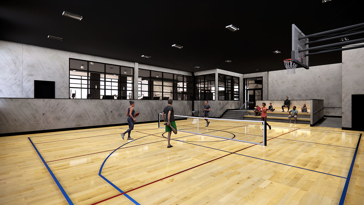 sport court rendering